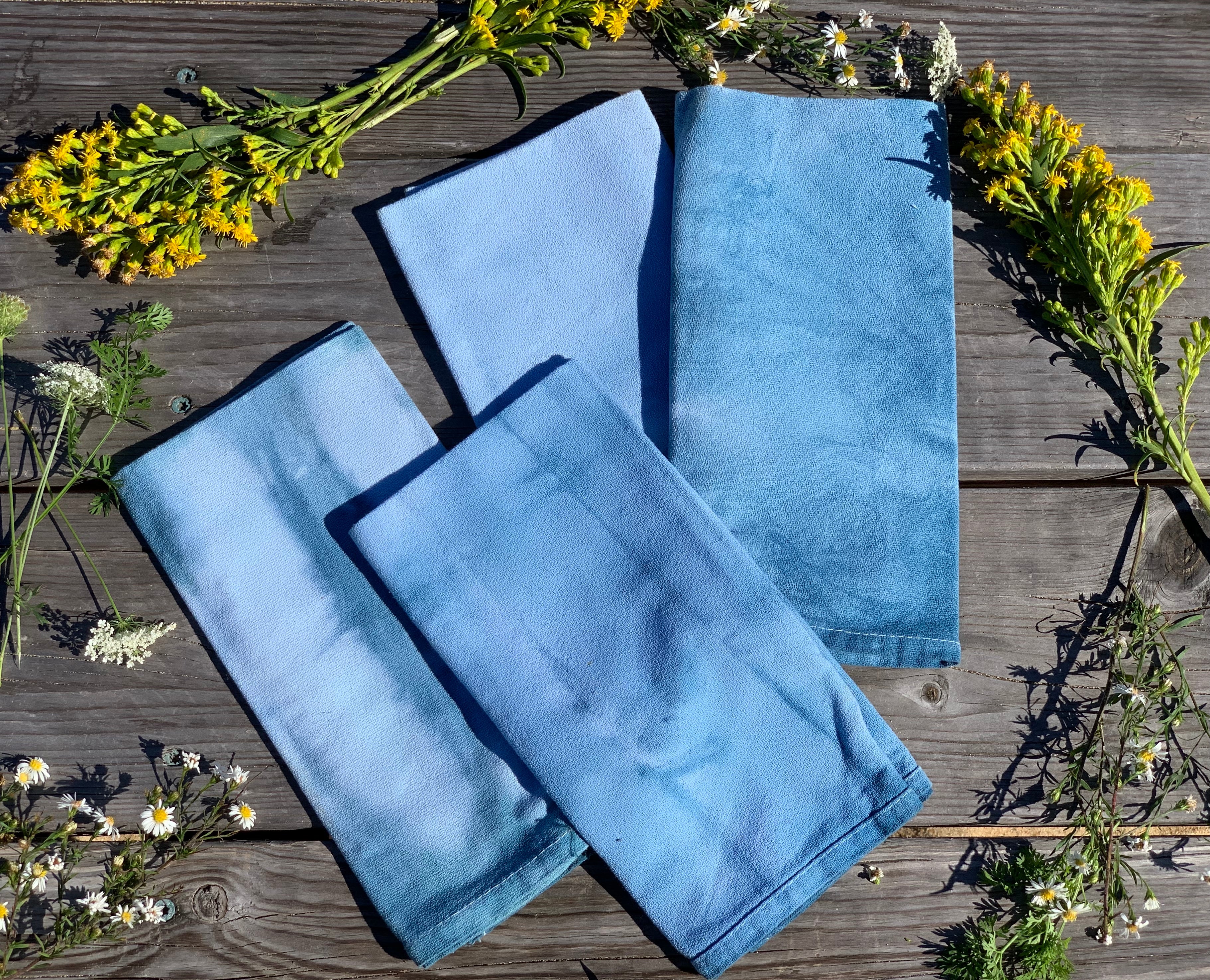 indigo dinner napkin set