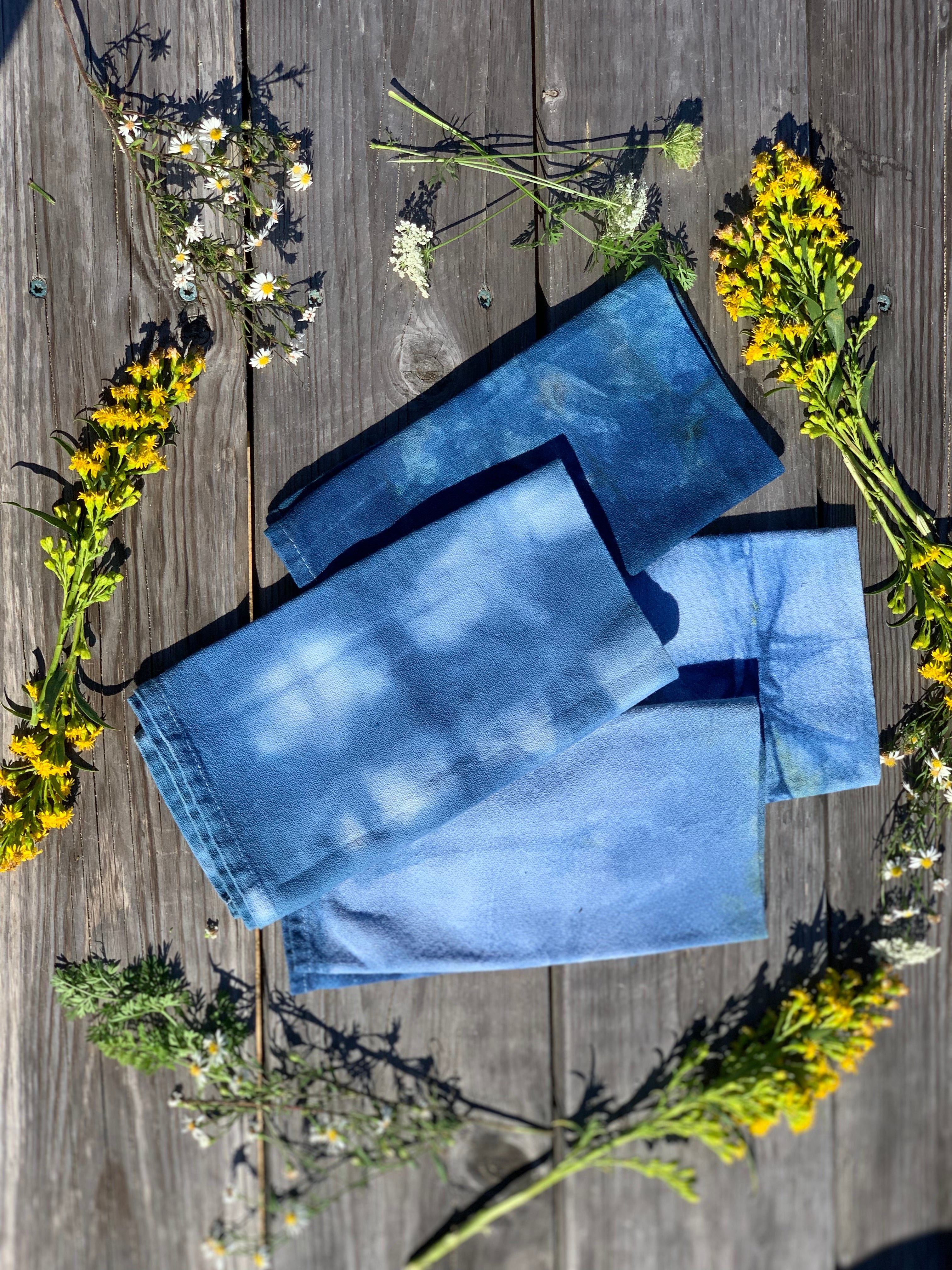 indigo dinner napkin set